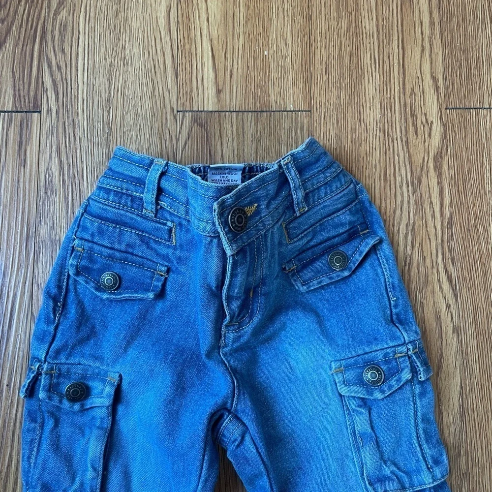 Blue Cargo Jeans for Kids
